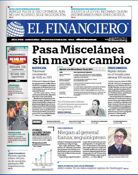 Mexico 11 El Financiero