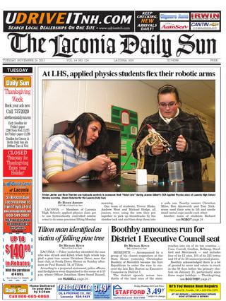 New Hampshire Newspaeprs 19 Laconia Daily Sun