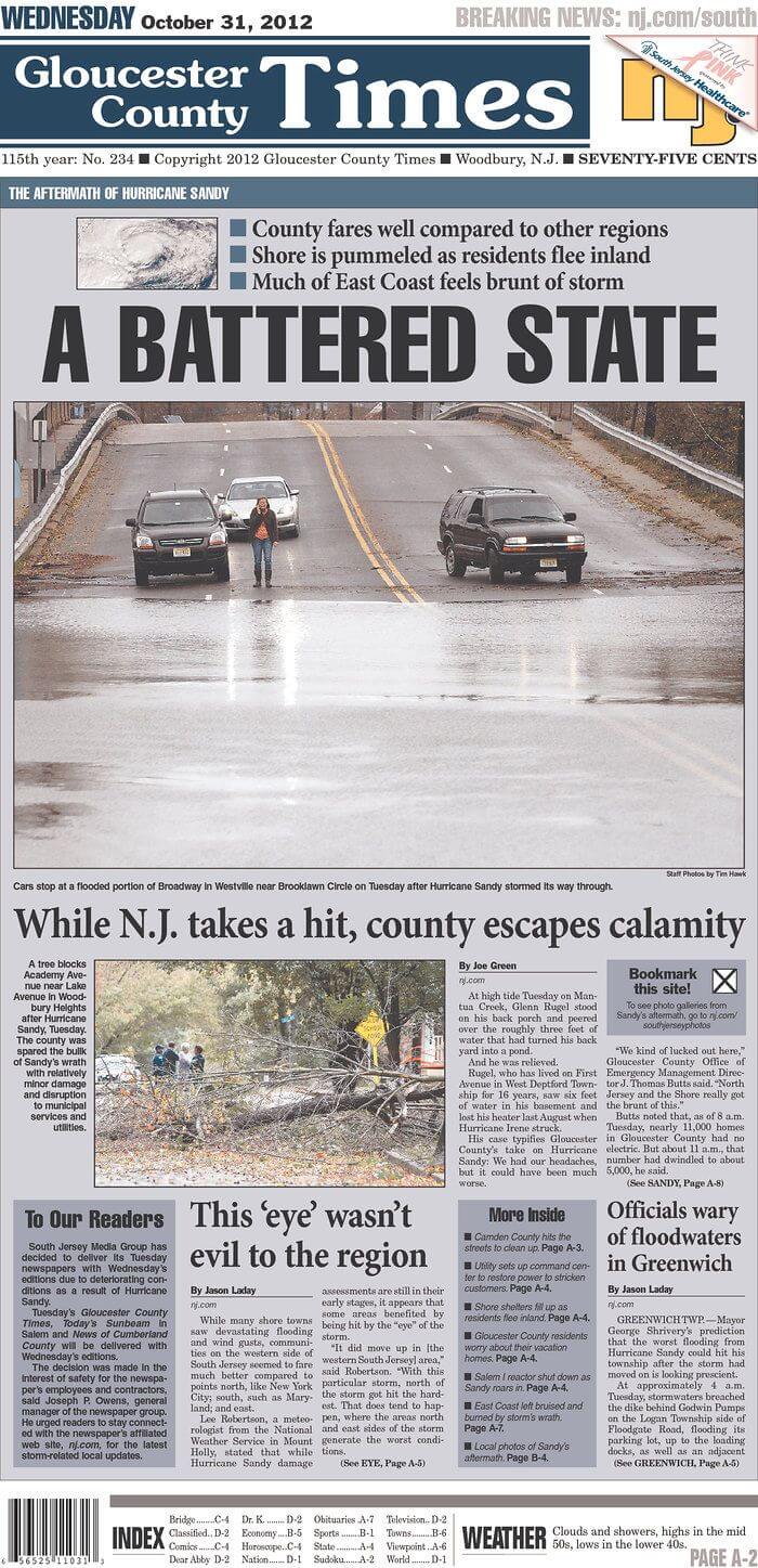 New Jersey newspapers 08 The Glouchester County News