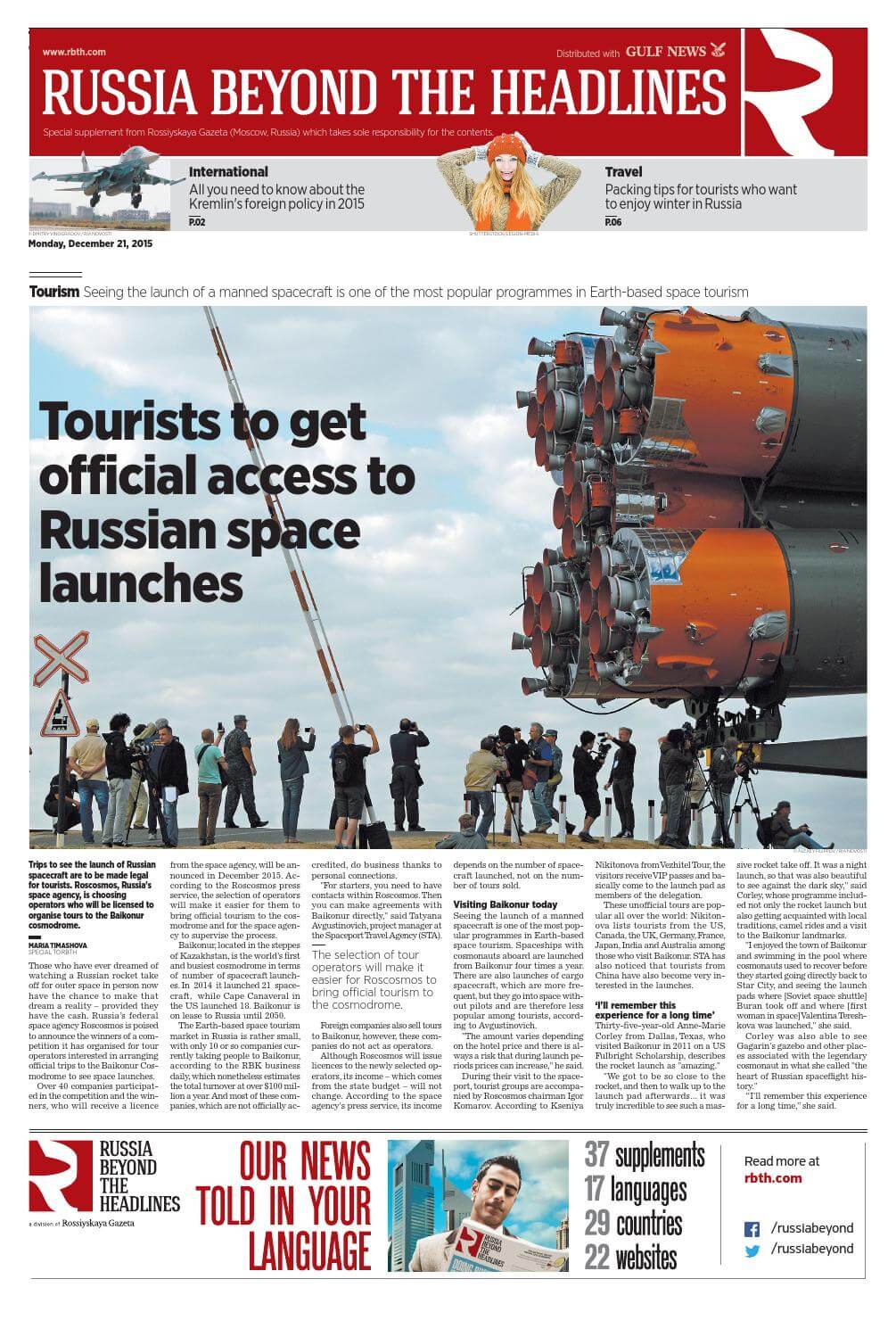 Russia newspapers 33 Russia Beyond the Headlines
