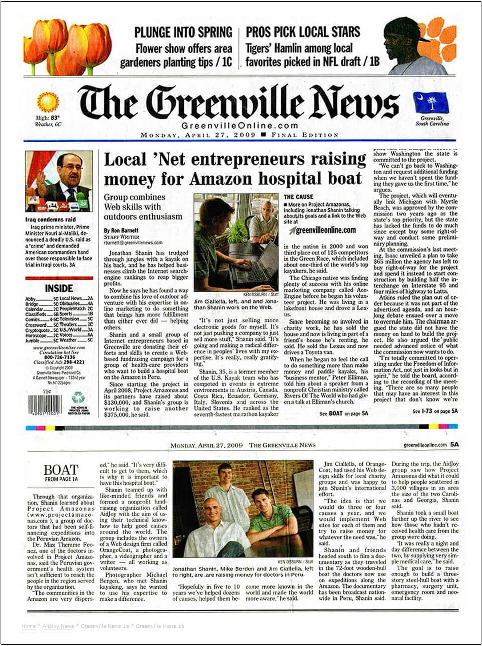 South Carolina Newspapers 15 Greenville News