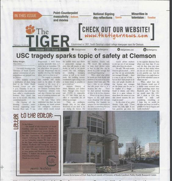 South Carolina Newspapers 40 The Tiger