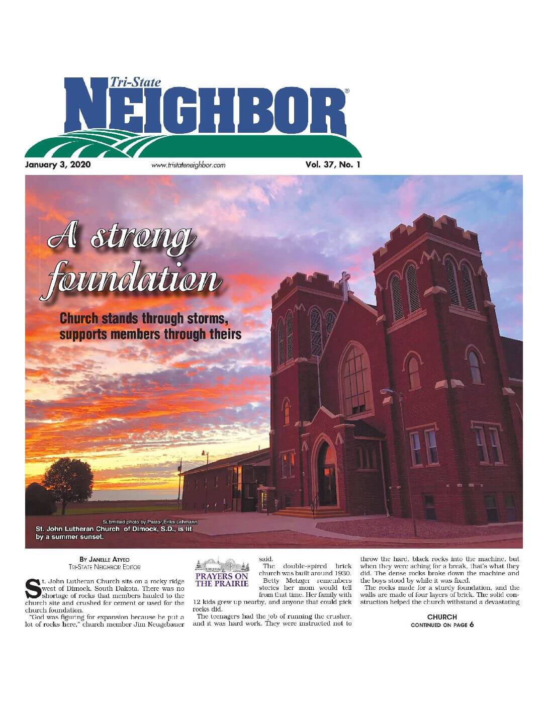 South Dakota Newspapers 10 Tri State Neighbor