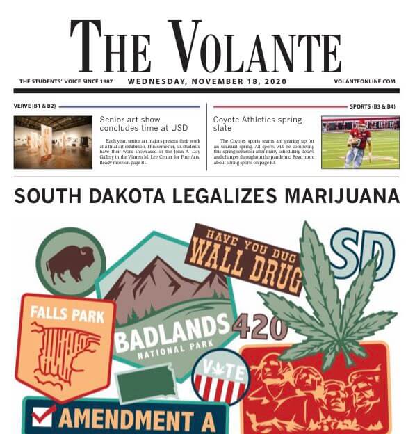 South Dakota Newspapers 14 The Volante