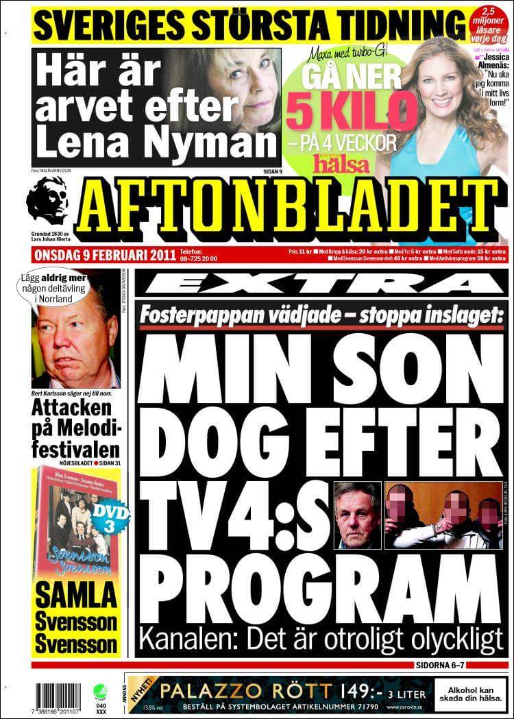 Sweden 1 Aftonbladet
