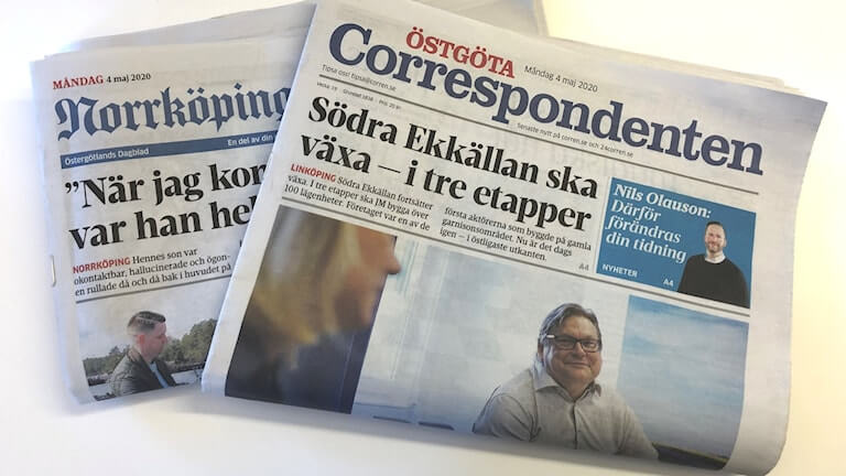 Sweden 20 Östgöta Correspondenten