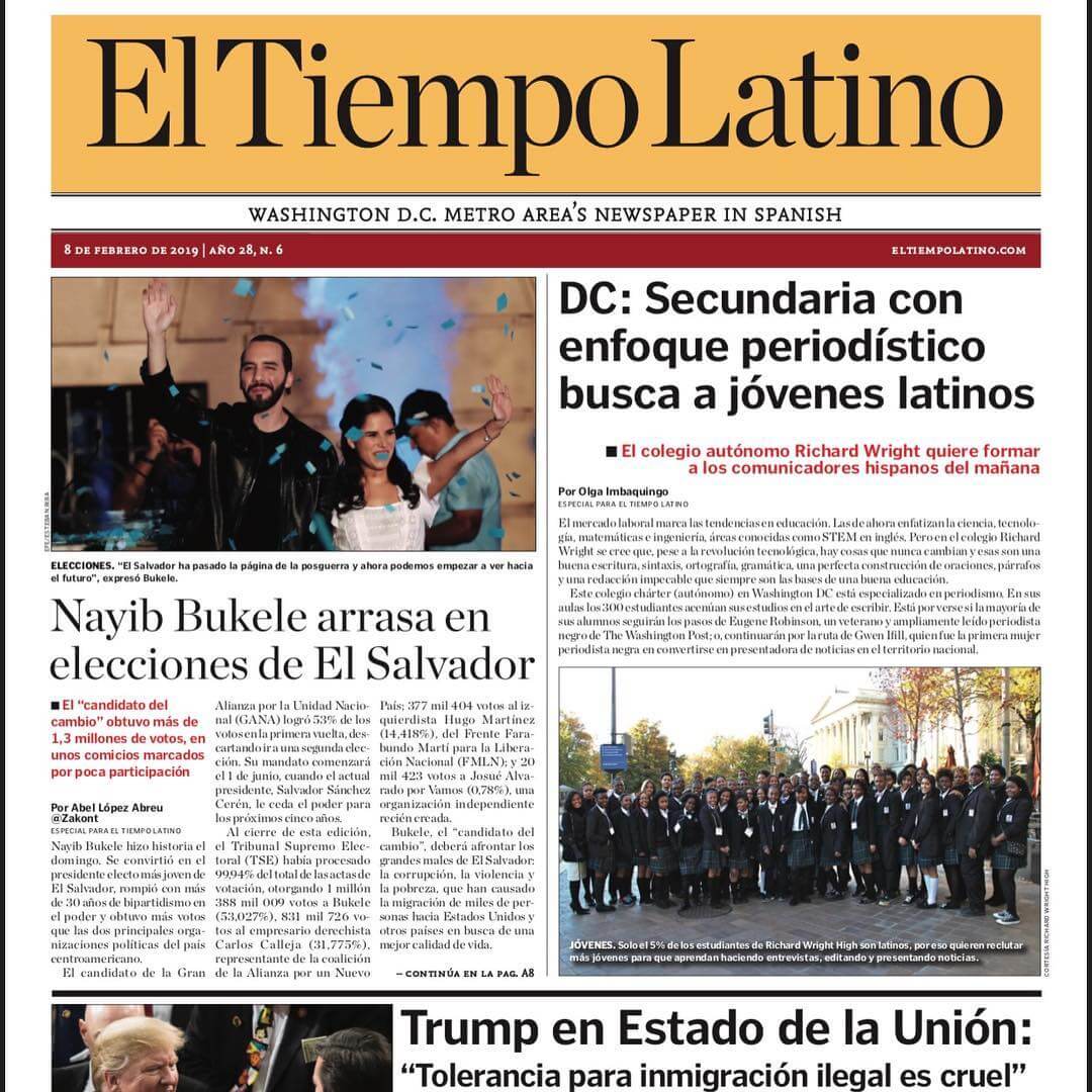 Washington DC Newspapers 12 El Tiempo Latino
