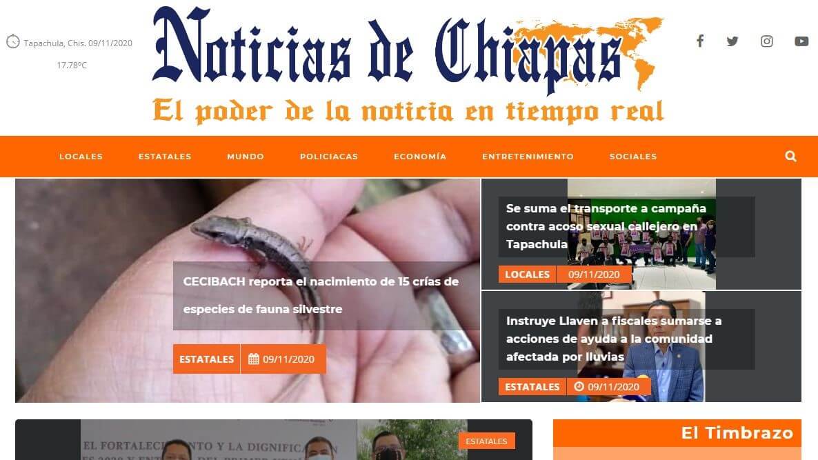 periodicos de chiapas 07 noticias de chiapas website