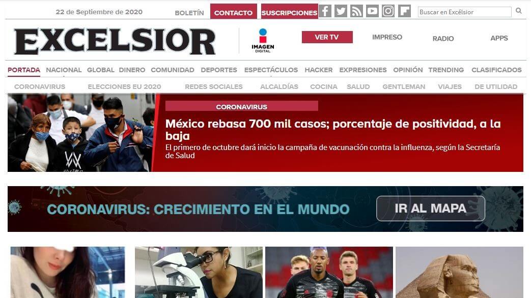 periodicos de ciudad de mexico 05 excelsior website