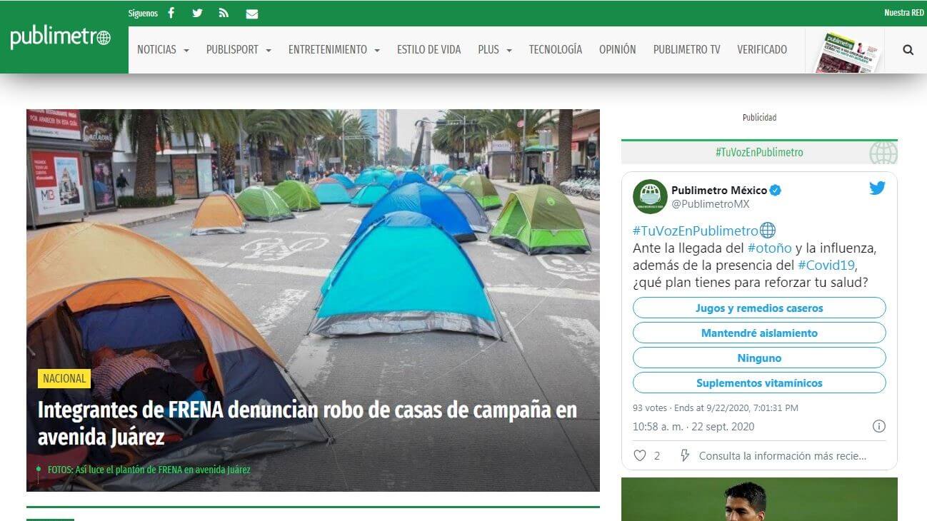 periodicos de ciudad de mexico 12 publimetro website