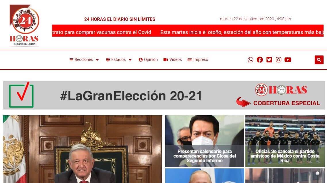 periodicos de ciudad de mexico 16 24 horas website