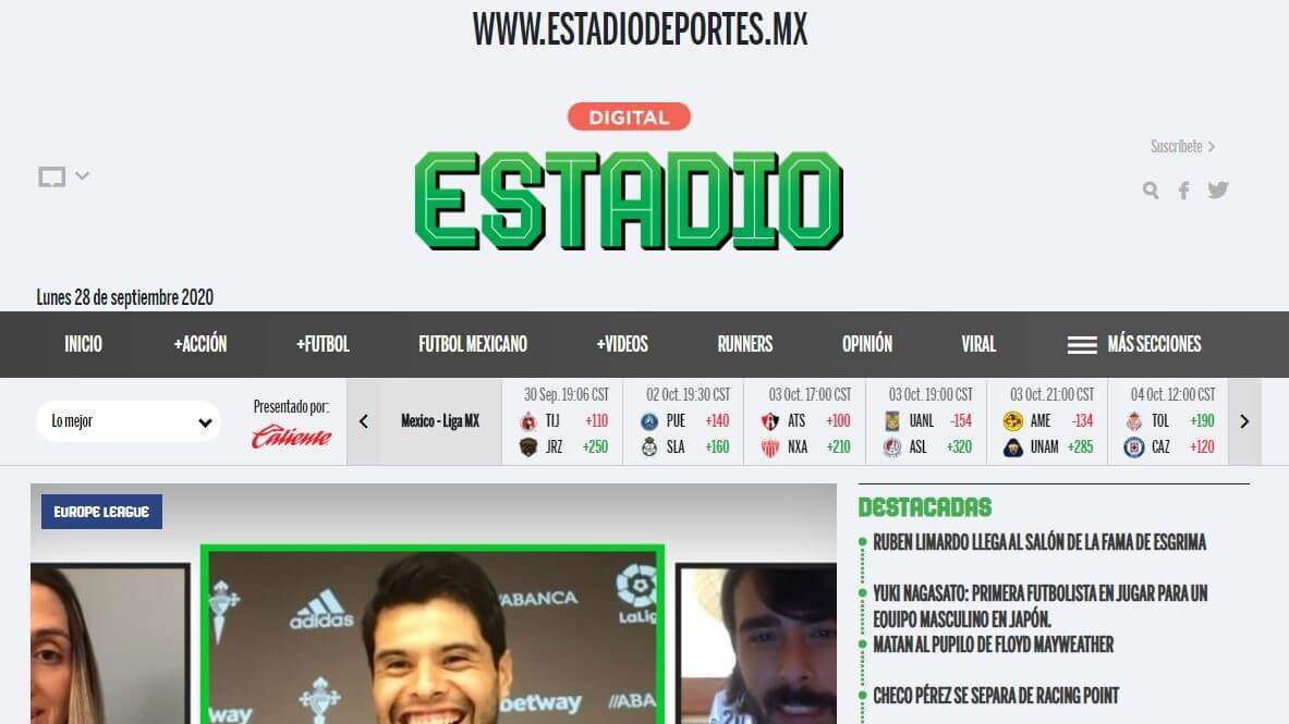 periodicos de ciudad de mexico 26 estadio website