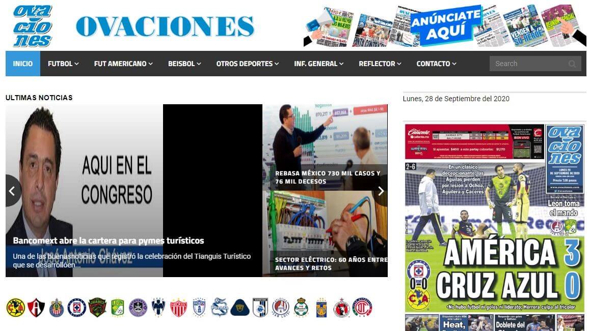 periodicos de ciudad de mexico 28 ovaciones website