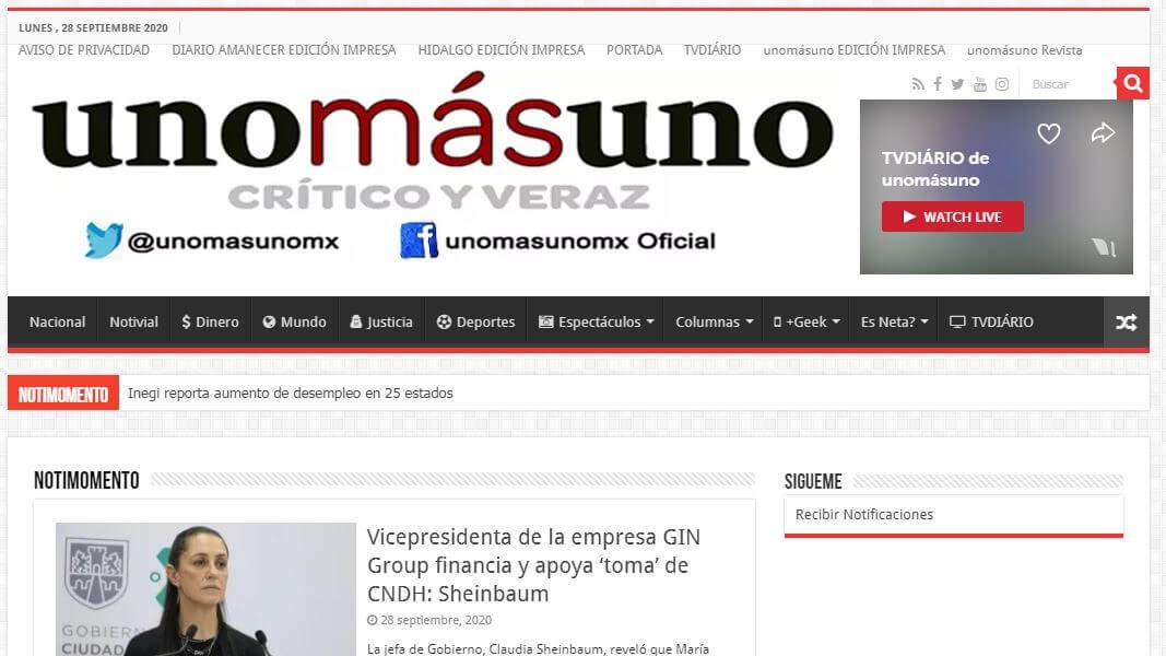periodicos de ciudad de mexico 29 unomasuno website
