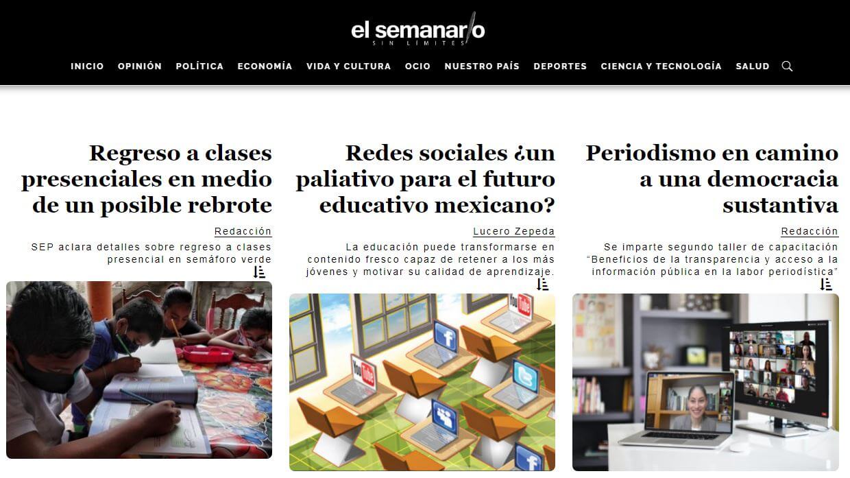 periodicos de ciudad de mexico 31 el semanario sin limites website