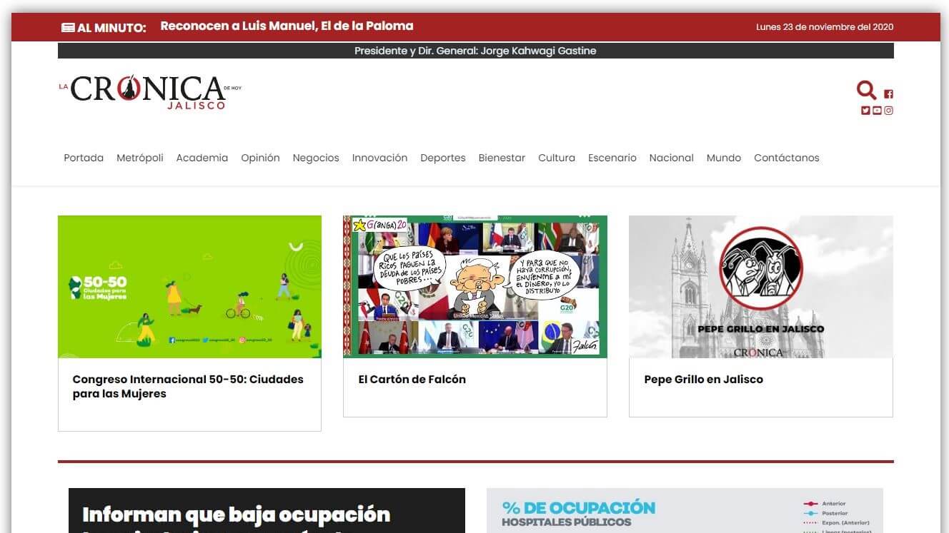 periodicos de jalisco 11 la cronica de hoy jalisco website