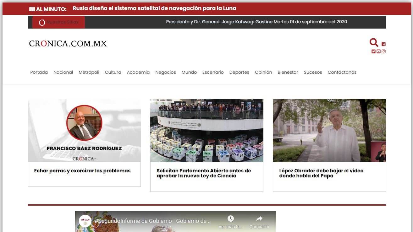 periodicos de mexico 24 la cronica de hoy website