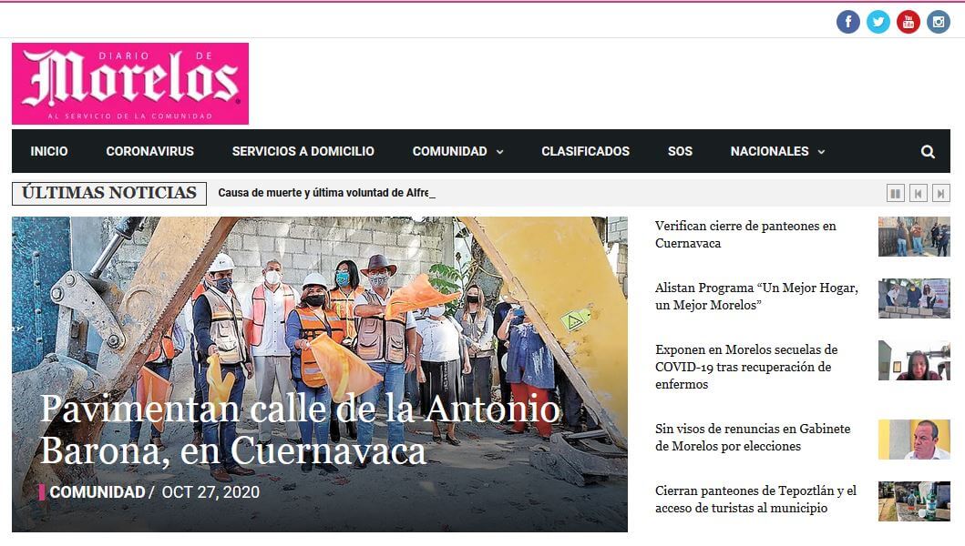 periodicos de morelos 02 diario de morelos website
