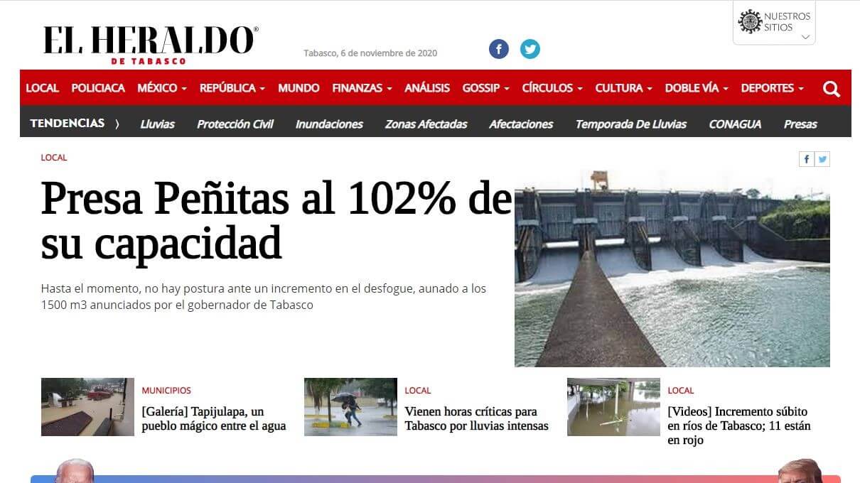 periodicos de tabasco 03 el heraldo de tabasco website