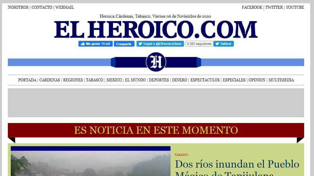 periodicos de tabasco 08 el heroico com website