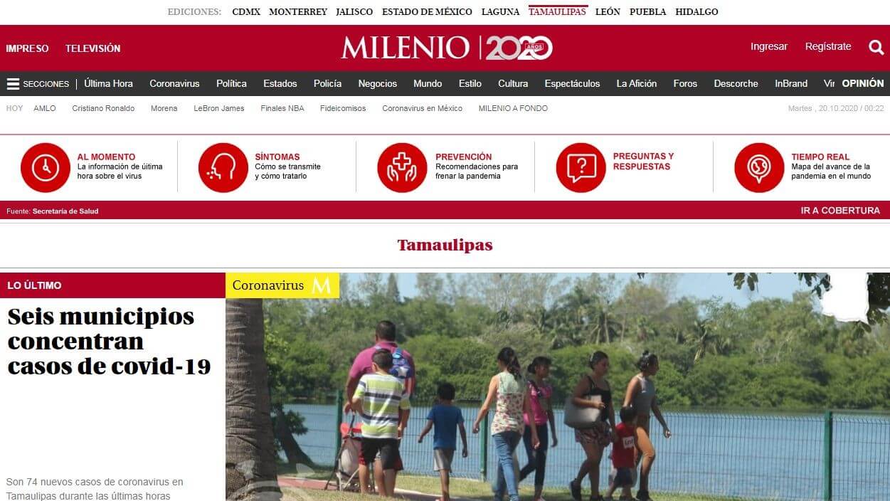 periodicos de tamaulipas 01 milenio diario tamaulipas website