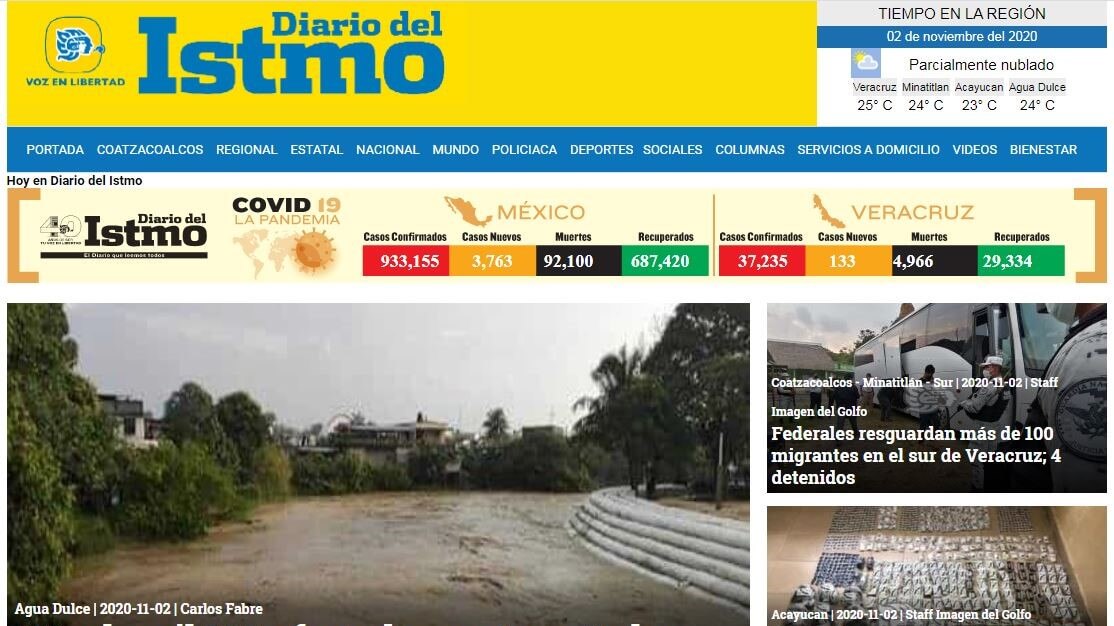 periodicos de veracruz 13 diario del istmo website