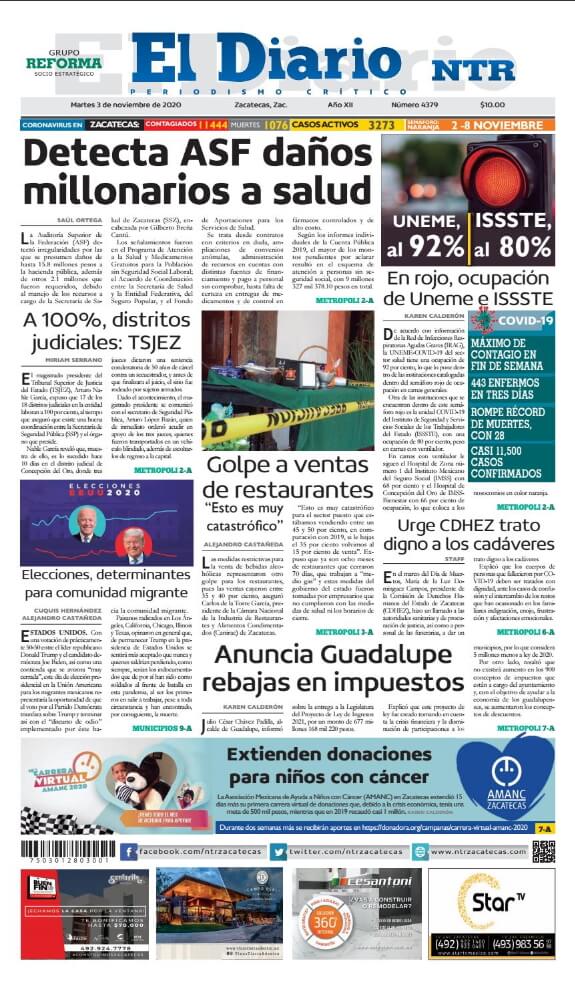 periodicos de zacatecas 01 el diario ntr zacatecas