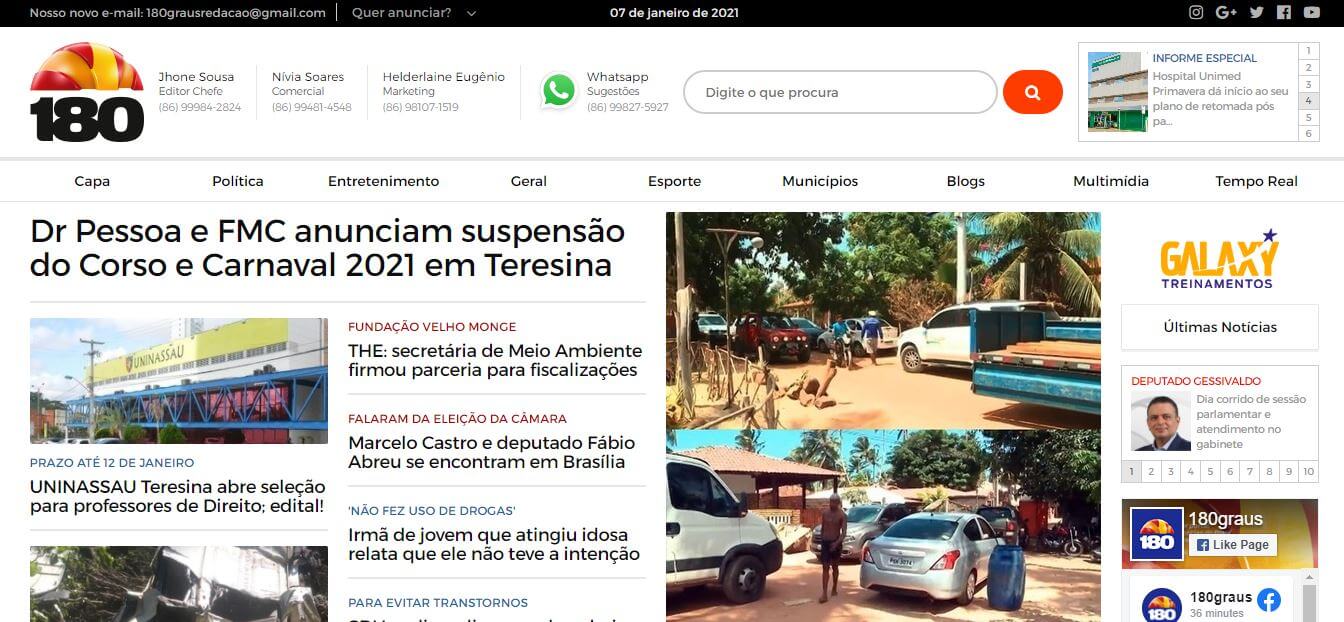 Brazil newspapers 29 180graus website
