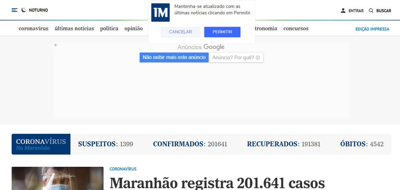 Brazil newspapers 41 O Imparcial website