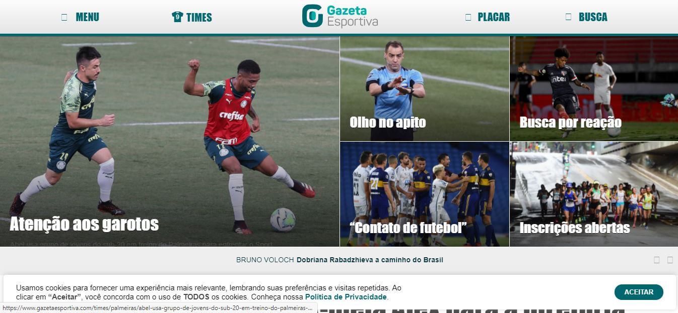 Brazil newspapers 52 Gazeta Esportiva website