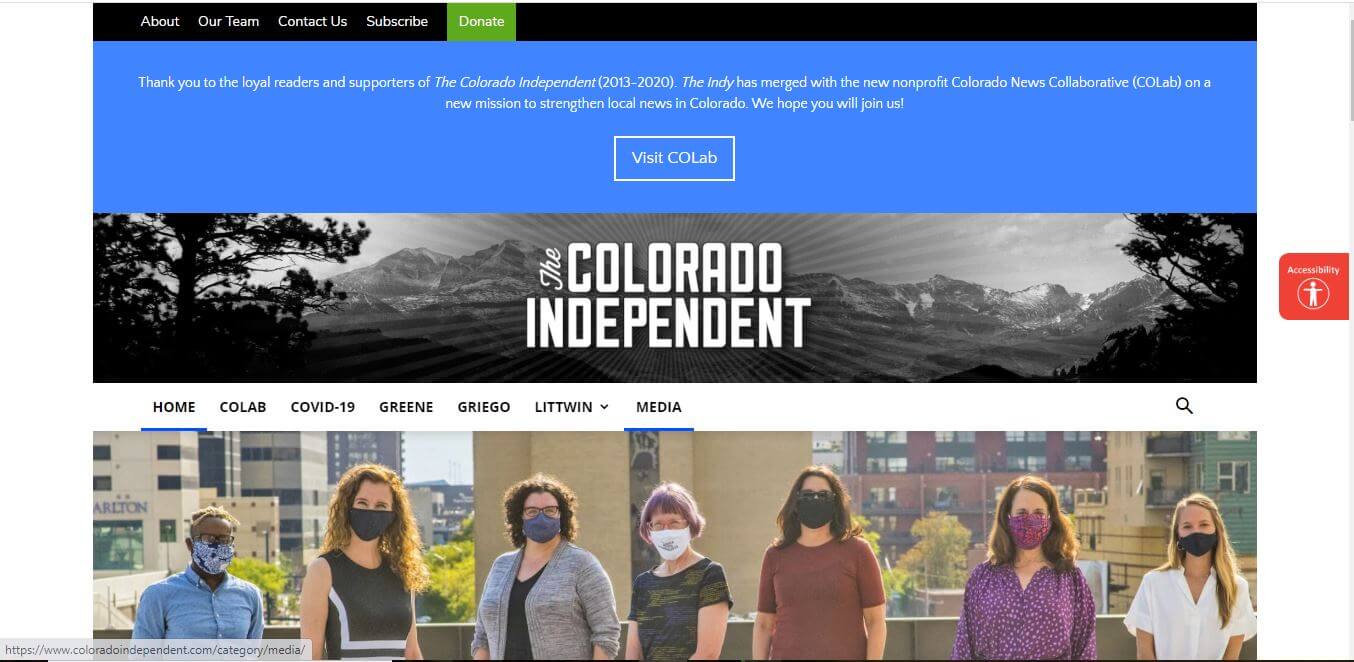 Colorado Newspapers 21 The Colorado Independent Website
