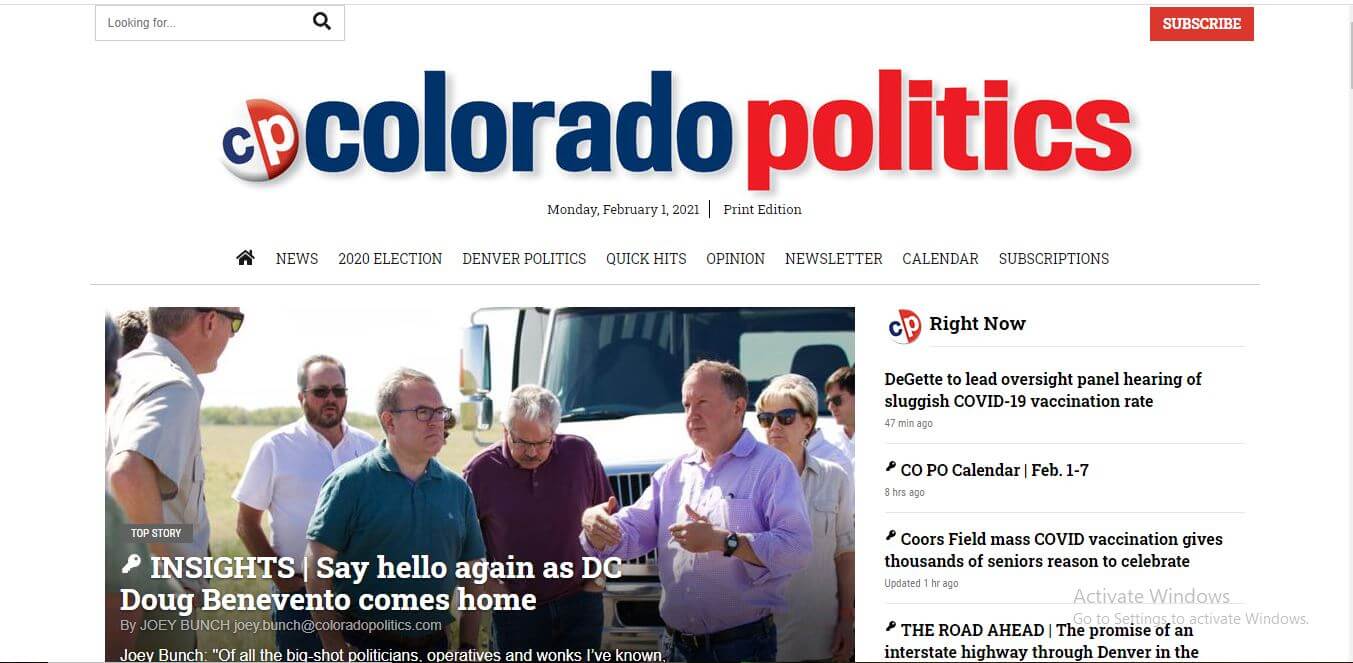 Denver Newspapers 04 Colorado Politics Website