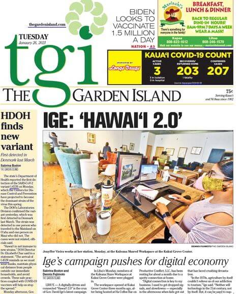 Hawaii Newspapers 11 The Garden Island