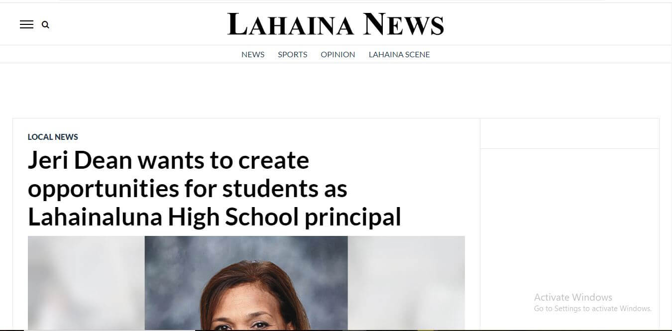 Hawaii Newspapers 18 Lahaina news Website