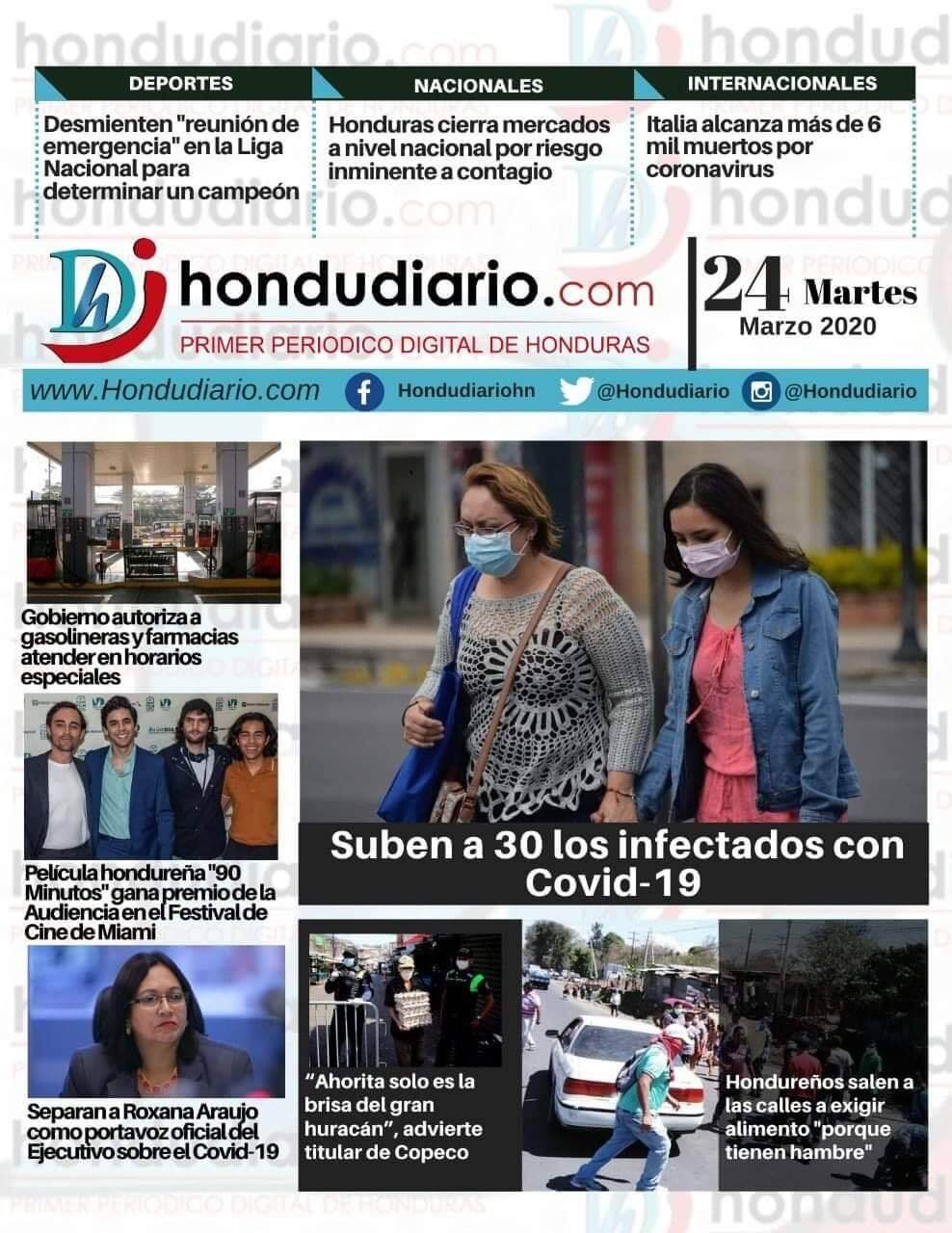 Honduras newspapers 4 Hondudiario