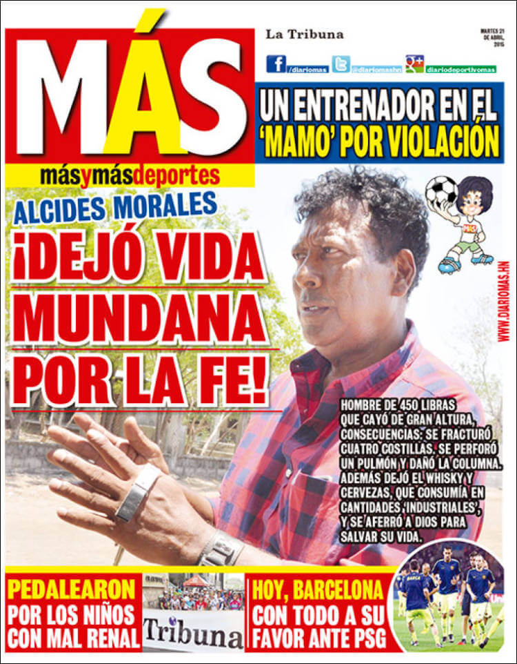Honduras newspapers 9 Mas
