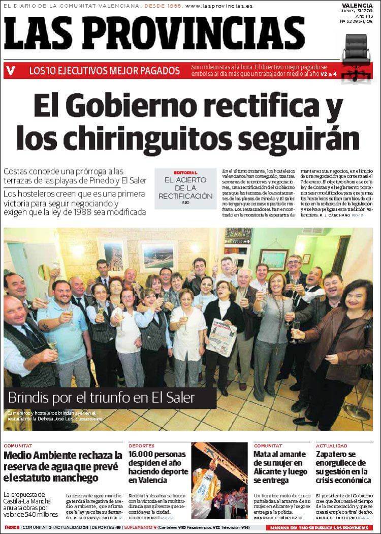 Spain newspapers 15 Las Provincias