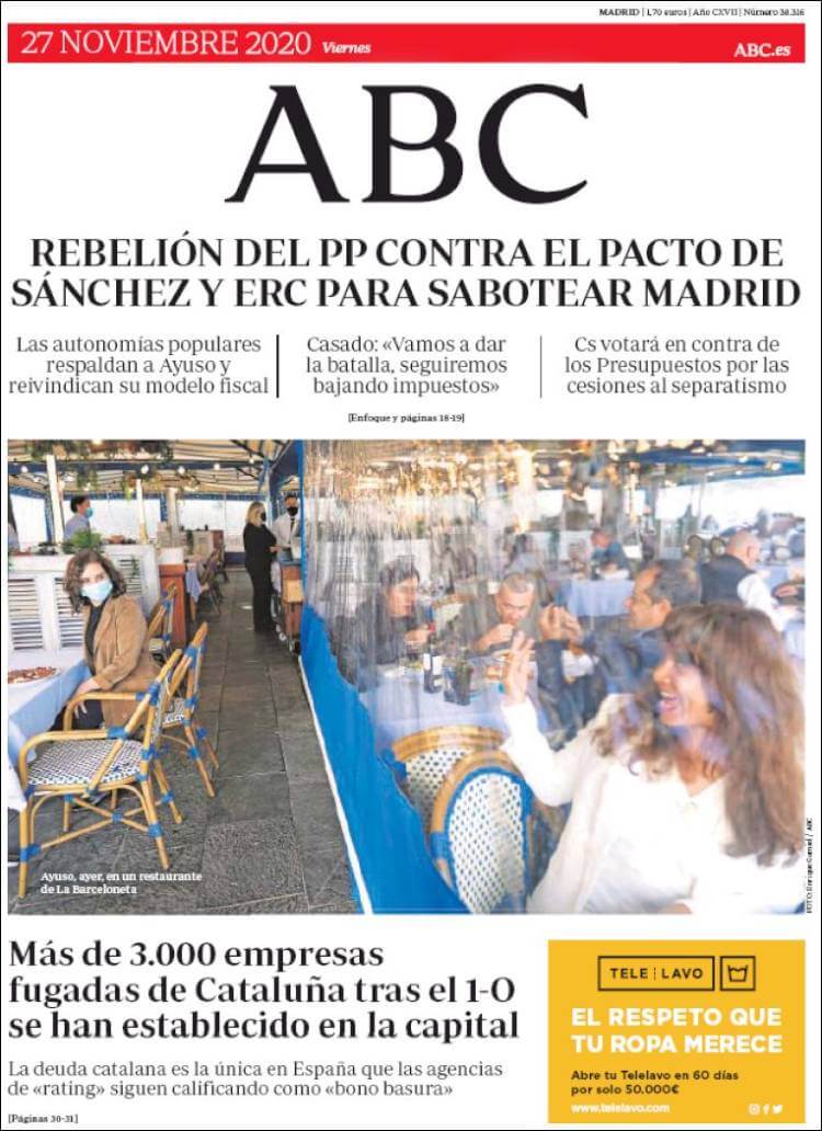 Spain newspapers 3 ABC