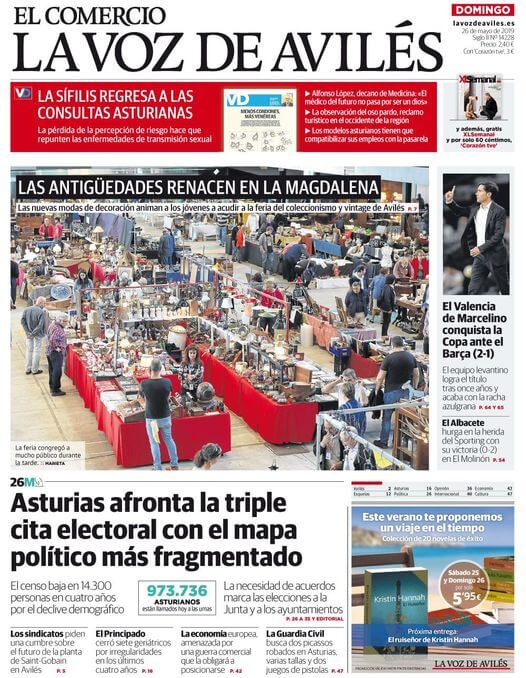 Spain newspapers 35 La Voz de Aviles