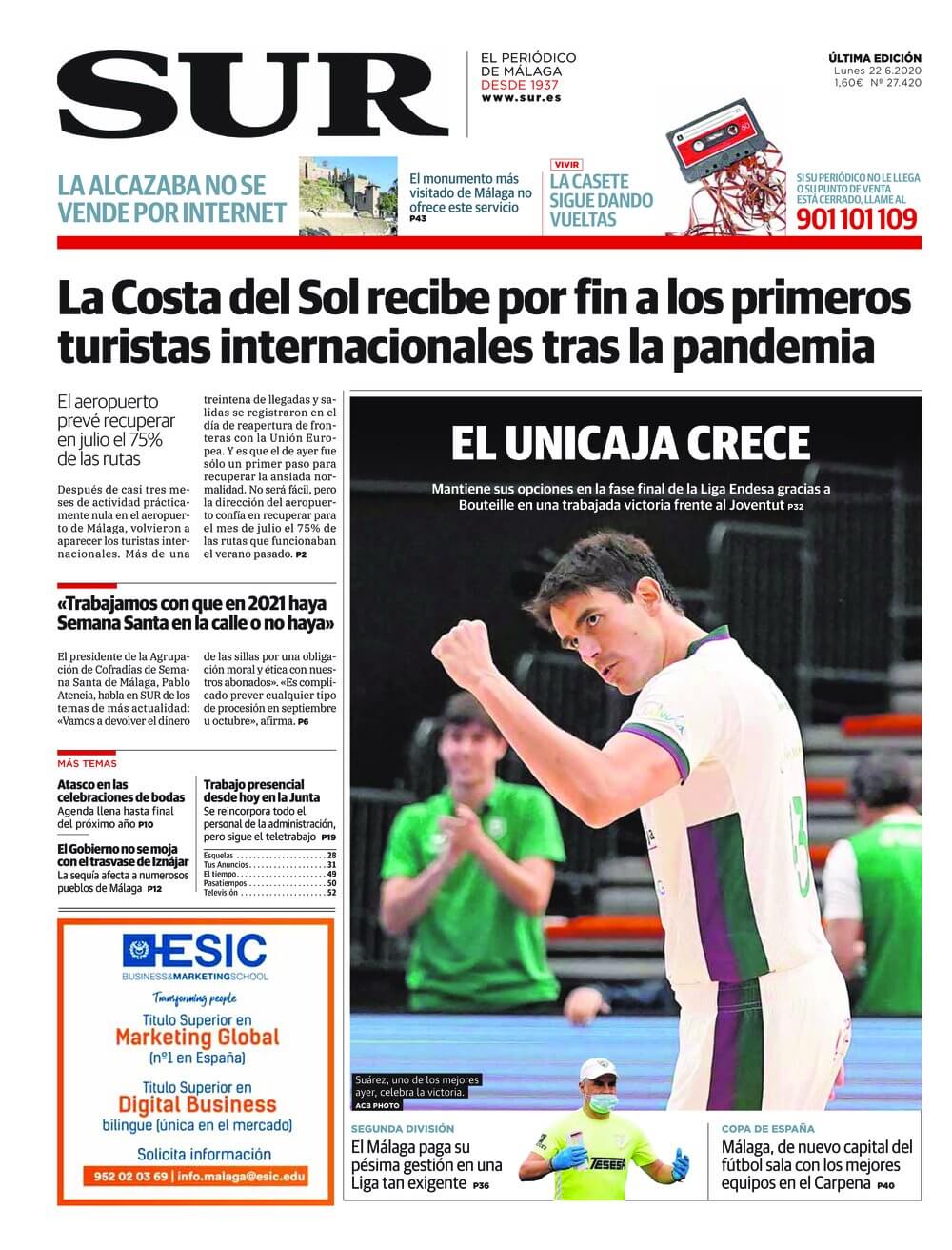 Spain newspapers 41 Diario Sur