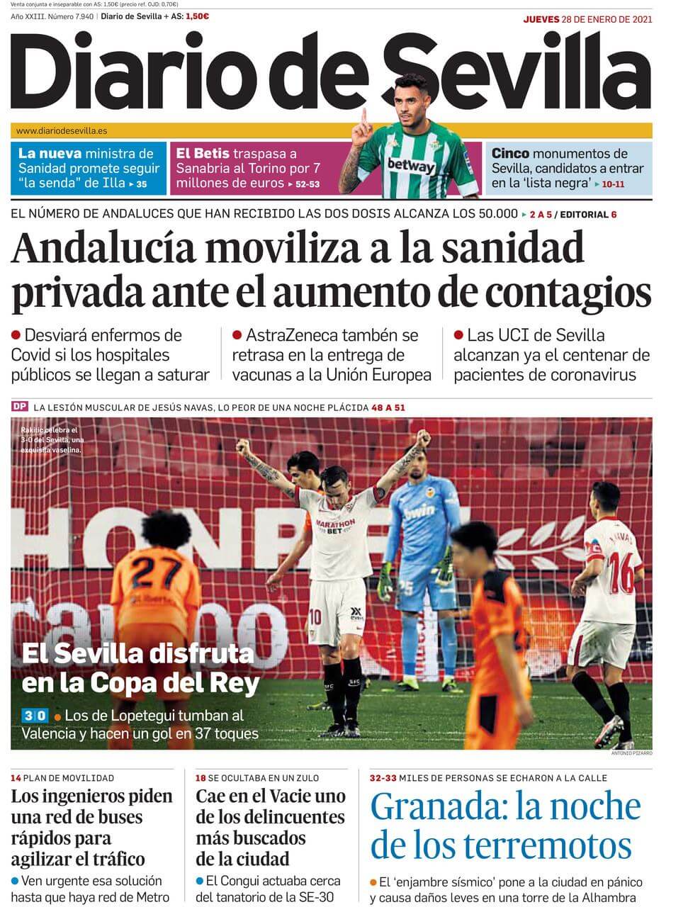 Spain newspapers 44 Diario De Sevilla