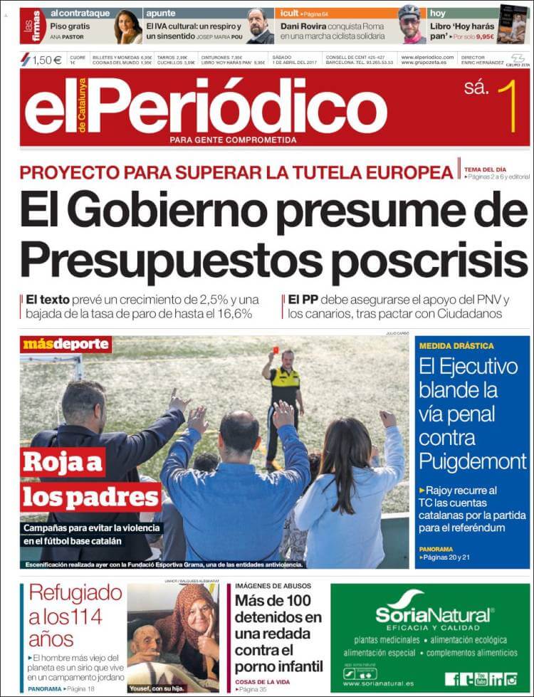 Spain newspapers 48 El Periodico de Aragon