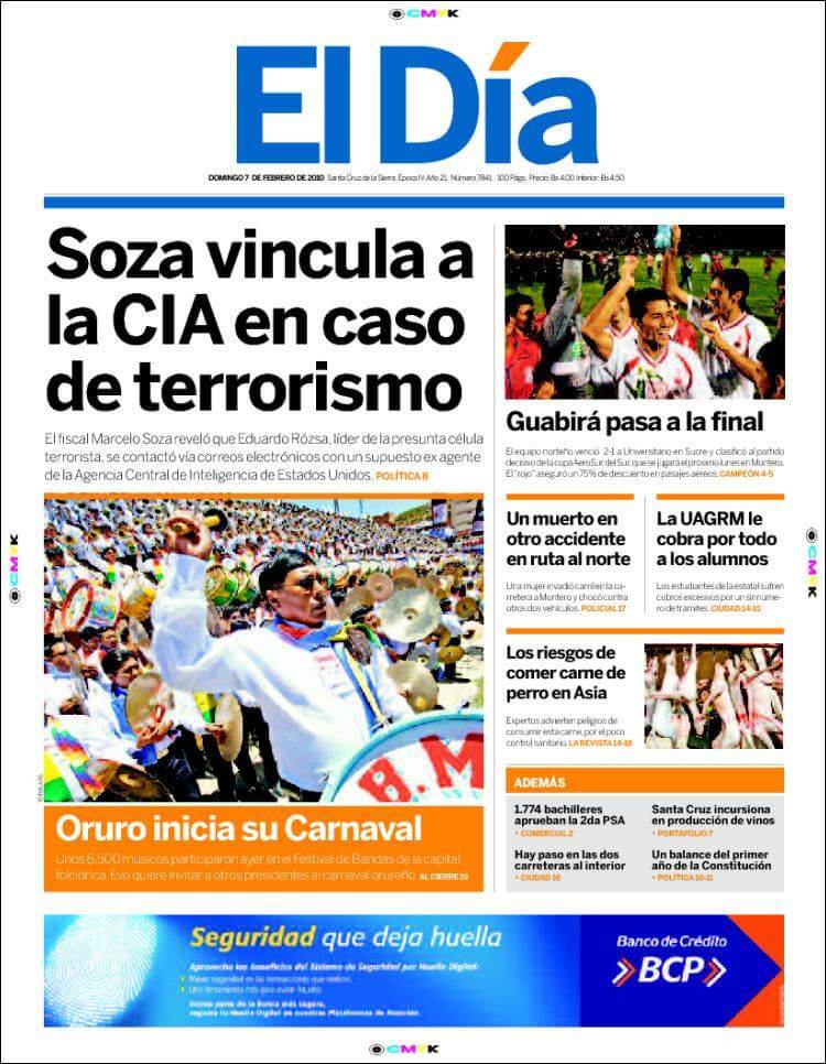 Spain newspapers 52 El Dia