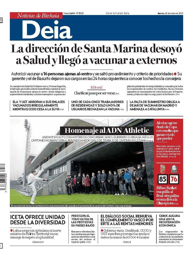 Spain newspapers 54 Deia