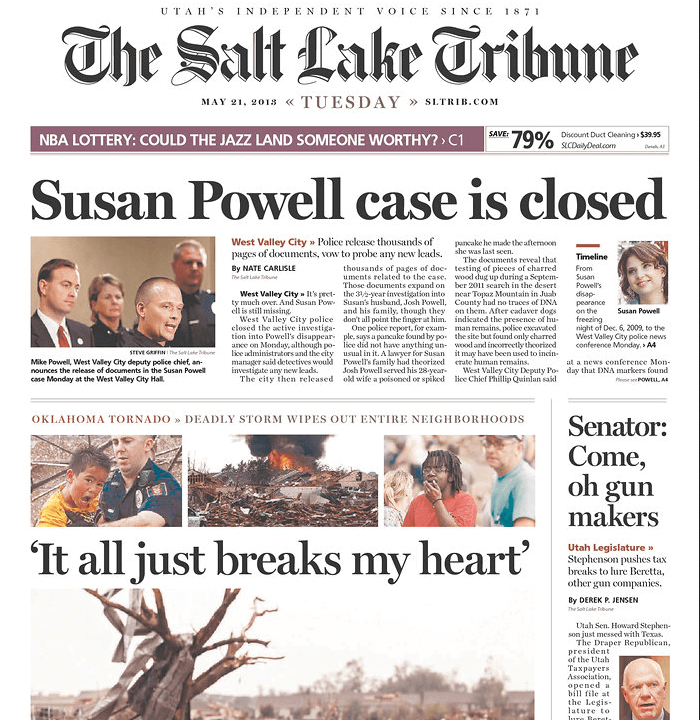 Utah Newspapers 03 Salt Lake Tribune