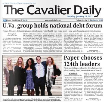 Virginia Newspapers 27 The Cavalier Daily