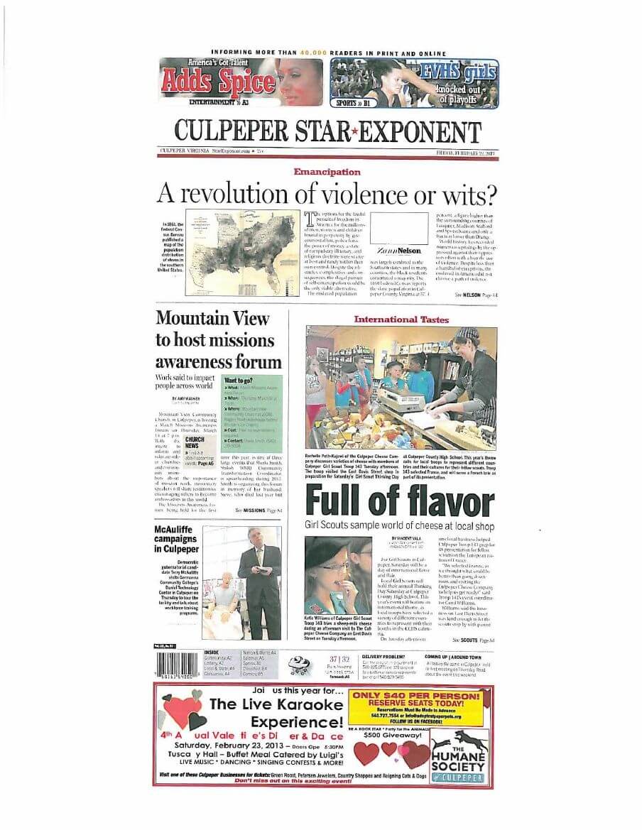 Virginia Newspapers 45 Culpeper Star