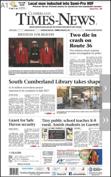 West Virginia Newspapers 08 Cumberland Times News