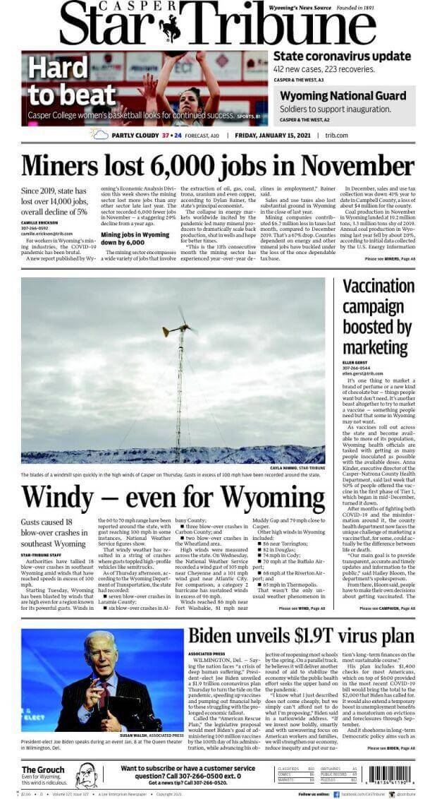 Wyoming Newspapers 01 Casper Star Tribune