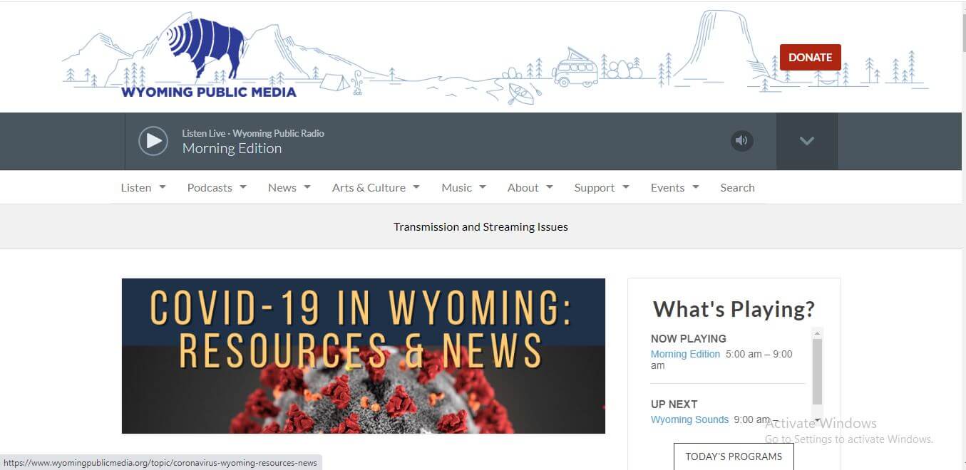 Wyoming Newspapers 04 Wyoming Public Media Website